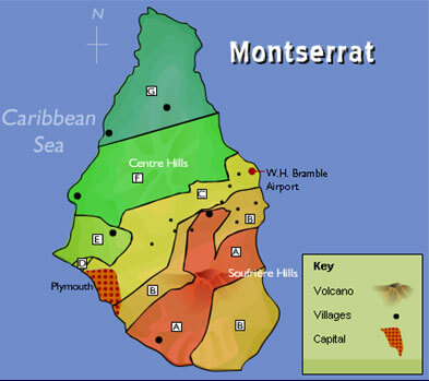 map montserrat